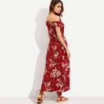Off the Shoulder Floral Dress
