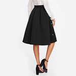 Embellished Black Skirt