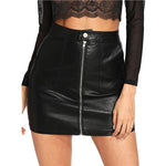 Faux Leather Skirt