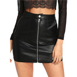Faux Leather Skirt