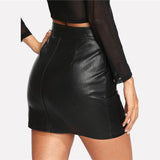 Faux Leather Skirt