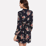 Long Sleeve Floral Dress