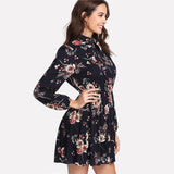 Long Sleeve Floral Dress