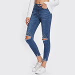 Destroyed Skinny Jeans
