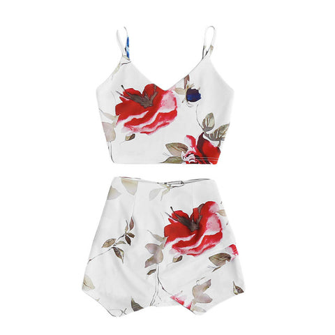 Floral Top and Shorts