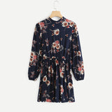 Long Sleeve Floral Dress
