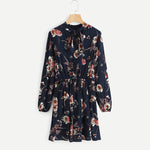 Long Sleeve Floral Dress