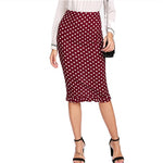 Polka Dot Ruffle Skirt