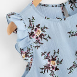Sleeveless Floral Top
