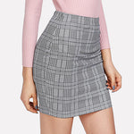 Plaid Mini Skirt