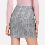 Plaid Mini Skirt