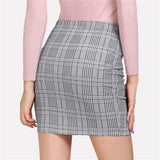 Plaid Mini Skirt