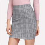 Plaid Mini Skirt