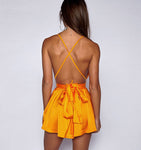 Satin Mini Dress