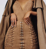 Lace Up Dress