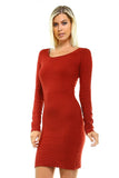 Long Sleeve Sweater Dress