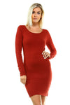 Long Sleeve Sweater Dress