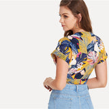 Tropical Crop Top