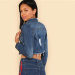 Denim Crop Jacket