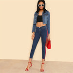 Denim Crop Jacket
