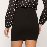 Wrap Mini Skirt