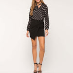 Wrap Mini Skirt