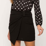 Wrap Mini Skirt