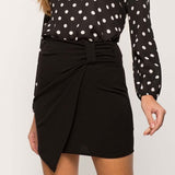 Wrap Mini Skirt