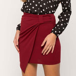 Wrap Mini Skirt