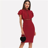Vintage Ruffle Dress