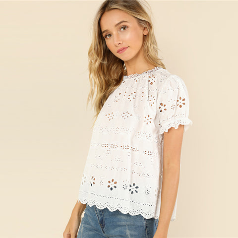 Embroidered Top