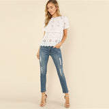 Embroidered Top