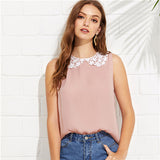 Lace Collar Blouse