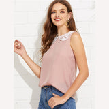 Lace Collar Blouse