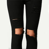 Ripped Knee Jeans