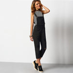 Distressed Overall Jumpsuit