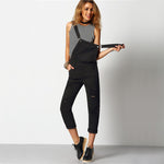 Distressed Overall Jumpsuit