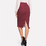 Polka Dot Ruffle Skirt
