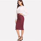 Polka Dot Ruffle Skirt