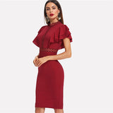 Vintage Ruffle Dress