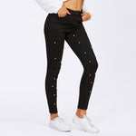 Beaded Skinny Jeans