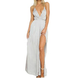 Satin Maxi Dress