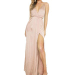 Satin Maxi Dress