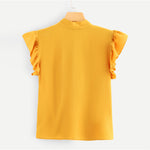 Yellow Sleeveless Top