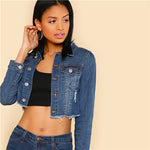 Denim Crop Jacket