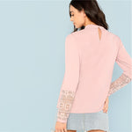 Long Sleeve Ruffle Blouse