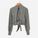 Open Back Sweater