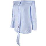 Striped Bardot Blouse