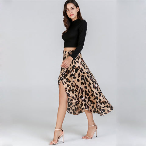 Leopard Print Skirt