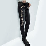 Embroidered Skinny Jeans